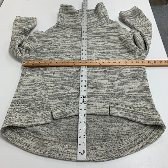 Anthropologie Saturday Sunday Sweater Women XS Turtleneck Drop Shoulder High Low - Picture 6 of 12